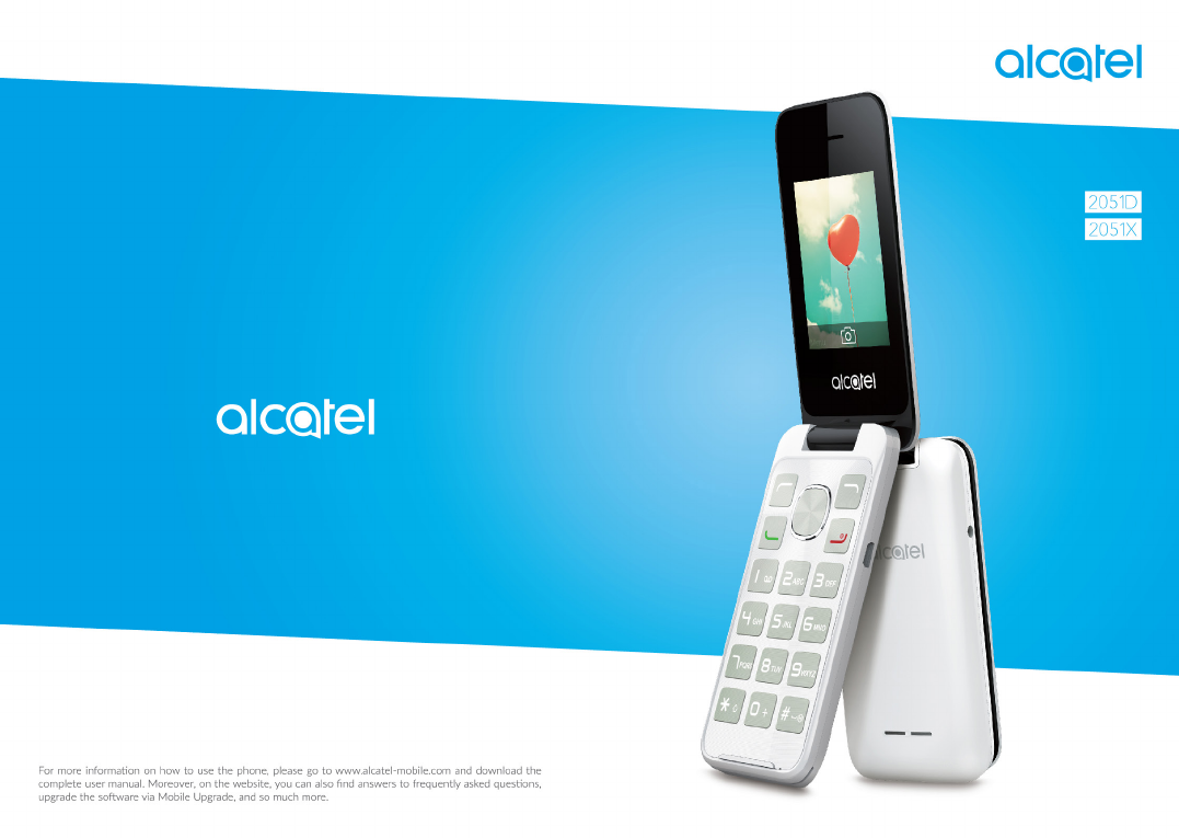 Alcatel mobile phone 2051x user manual online